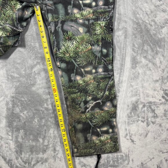 Dickies CamoWest Pants Mens (36)x32 Green Camo Cargo Utility Adjustable Outdoor - Picture 5 of 14
